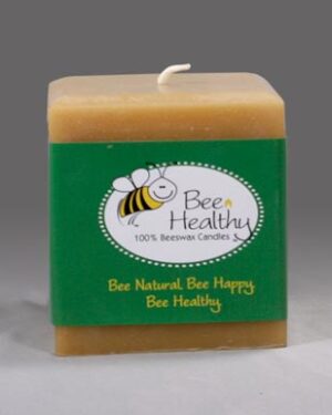 Bee Healthy 100% beeswax candle