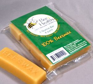 Package of 100% pure beeswax bars.