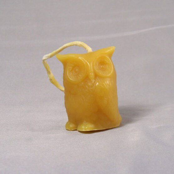 owl gold candle beeswax