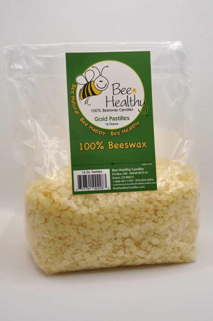 100% beeswax pastilles for candles.